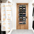 8 16 50lbs 16-24 Closet, Yecaye Tier Over the Door Shoe Organizer of Deep Compartments, Load Shoe Rack for Door