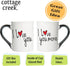 Wedding Gifts for Couples, Set of 2 I Love You More Coffee Mugs, Engagement Gift Ideas for Men/Women