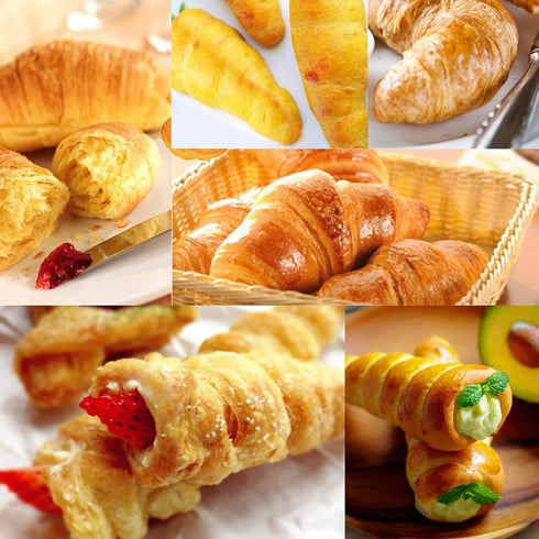 30pcs Non-Stick Stainless Steel Cream Horn Cones Tubes, Croissant Pastry Baking Moulds Set, Cannoli Form Roll Mold for