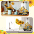 Shellwei Summer Spring Sunflower Paper Towel Holder, Floral Kitchen Decor Stand for Countertop Home Decorations