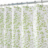 iDesign Vine Bathroom Shower Curtain, Waterproof PEVA, 72" x 72", Green/White