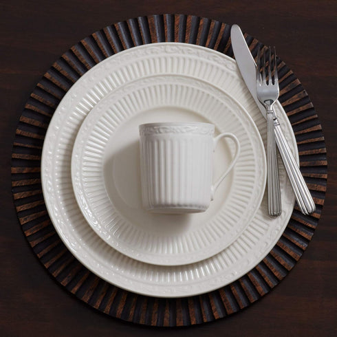 Mikasa Italian Countryside Dinner Plate, 11-Inch, White, DD900-201