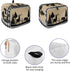 Toaster Cover 2 Slice, Christmas Animal Moose Elk Xmas Tree, Dust-Proof Cover with Pockets for Kitchen Appliance