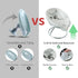 Dobbyby Leaf-Shaped Soap Dish Premium Ceramic Soap Bar Holder with Self-Drainage System Bar Soap Holder for Shower