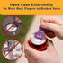 ChefktCove 6 (6 PCS Colorful One-Hand Soda Can Opener with Leak-Proof Reusable Drink Covers For Coke, Beer, Soda