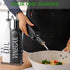 Set 17oz/500ml, Vakoo Oil and Vinegar Dispenser - Extra Thick Glass, Leak-Proof, Olive Oil Dispenser Bottle for Kitchen