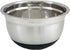 Winco Mixing Bowl, 1.5-Quart, Stainless Steel, Black, with Silicon Base