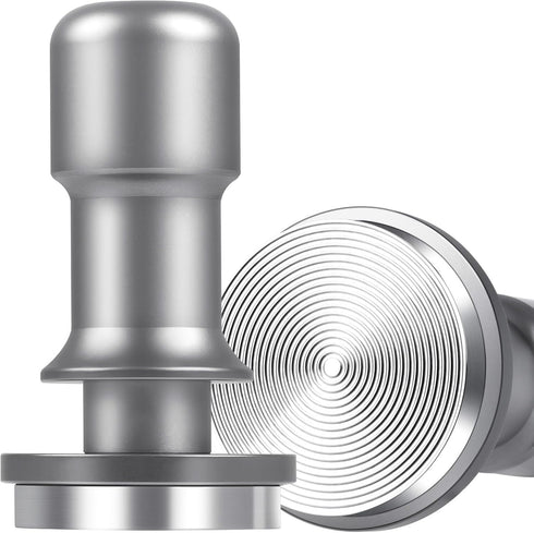 PUSEE 51mm Premium Espresso Coffee Tamper, 30lb Calibrated, 100% Stainless Steel, Spring Loaded for Barista Accessories