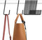 ZEDODIER 15 Pack Purse Hanger Hooks for Closet, Sturdy Metal S Hooks Bag Organizer, Black
