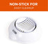 COMMERCIAL CHEF Egg Chopper, Safe Food Chopper, Egg Cutter, Mushroom & Strawberry Slicer for Salads, White