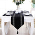 San Tungus Multi-Size Elegant Table Runner with Tassels Bright Rhinestone, 13 x 84 Inch
