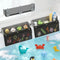 Silicone Bathtub Splash Guard 2-Pack with 10 Suction Cups & Hanging Mesh