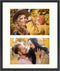 Frametory 8x10 Aluminum Collage Picture Frame, Displays Two 4x6 Pictures, Real Glass Front, Black (1 Pack)