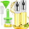 Daily Treasures 2Pack Upgraded Precise Nozzle Olive Oil Glass Bottle 100ml with