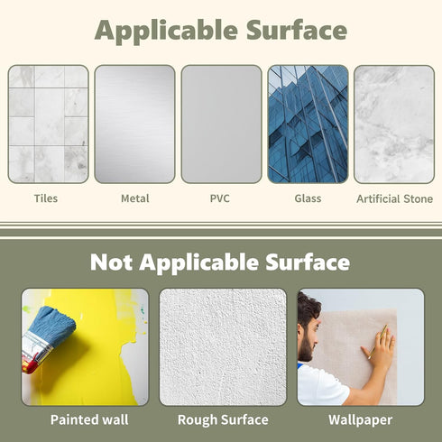 Kitchen Sink Suction Holder for Sponges,Soap,sink strainer, sink stopper.Food Graded Stainless Steel,No Drilling,Wall