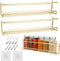 2 Pack Self Adhesive Wall Mounted Fridge Refrigerator Spice Racks,Metal Kitchen Seasoning