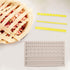 Pearl Fondant Molds, 3 Pack Silicone Pie Decoration Crust Mould for Cake, Chocolate, Cupcake, SugarCraft
