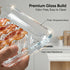 9.84inch, Microwave Bacon Cooker Pan, Square Glass Bacon Tray for Microwave and Oven Cook Crispy Strips in Minutes, No
