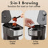 EHC210N 8, 10 12oz Elite Gourmet HyperChiller Iced/Hot Coffee Maker, K-Cup or Coffee Grounds, or Pours, Removable K-Cup
