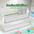 TYASDBA 11 Splash Guard for Bathtub Kids - Silicone Bathtub Splash Guard with Suction Cups, Bath Tub Play Shelf