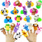 12PCS Filled Easter Eggs with Animal Finger Puppets Inside, Prefilled Easter Eggs