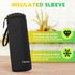 Portable Blender Personal Juicer, 20 OZ Electric Protein Shaker Bottle with Insulated Sleeve, USB-C Rechargeable for