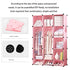 HOWDIA 3.6 cm ABS Plastic Wire Cube Connectors - 50 Pack - Quick Snap-On Fit for Small Animal Playpen