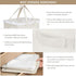 90L DOKEHOM X-Large Laundry Basket with Removable Wash Bag on Wheels, Collapsible Rolling Laundry Hamper, Foldable