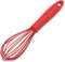Chef Craft Premium Silicone Wire Cooking Whisk, 10.5 Inch, Red Color