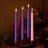 Christmas Products Set of 36, 27 Purple and 9 Pink 10 Inch Unscented Taper Advent Candles