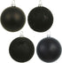 Vickerman 2.75" Black 4-Finish Ball Ornament Assortment - 20 per Box - Perfect Christmas Ornaments