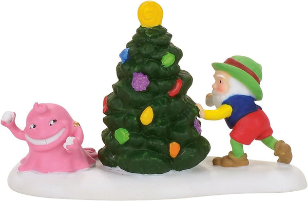 Department 56 North Pole Bubblegum Troll's Mischief Figurine, Multicolored Village Accessory