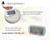 AEVETE Waterproof Digital Refrigerator Thermometer, Large LCD Freezer Room Thermometer with Magnetic Back