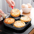 yarlung 4-Cup Fried Egg Frying Pan with Brush, Non-stick Poached Egg Skillet for Burger, Omelet, Camping