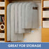 43" Garment Bags for Hanging Clothes, Grey Suit Cover Bags with Clear Window for Closet Storage (2 Packs)
