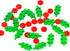 Werich 45g 1.6OZ 1200Pcs Holly Berries Confetti | Glitter Confetti Sprinkles for Xmas party Table Scatters Decoration |