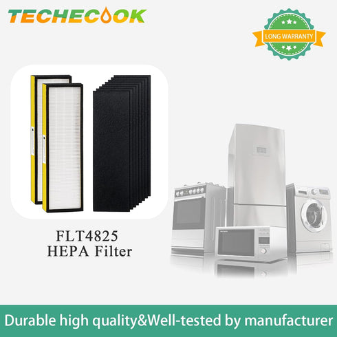 FLT4825 HEPA Filter B Replacement with Guardian Air Purifier AC4825, AC4825E, AC4300, AC4800, AC4900, AC4850 by