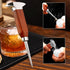 Ice Pick - 17cm / 7" Stainless Steel Ice Chipper with Wood Handle, Japanese Style Ice Crusher for Bartenders