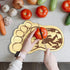 Unique Bigfoot Gifts - Sasquatch Charcuterie Board 12.6" X 7.6" Footprint Cheese Board & Serving Tray for Party Gifts
