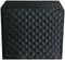 Bread Maker Cover, Cotton Quilted Dust Protector for Kitchen Toaster, Machine Washable (Black, 17"x11"x15")