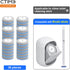 36 CTIME - Replacement Toilet Brush Heads, Suitable for Bathrooms and Toilets