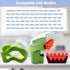 1400B Little Green Tough Stain Brush Tool for Bissell Carpet Cleaners, Green Replacement Brush and Hose Tools