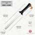 Seki Japan Chef Knife Sharpening Rod, 6 Inch Durable Ceramic Honing Steel Sharpener
