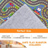 4731 3D Kids Rug, Race Track Playmat Rugs in Kids Carpet with Rubber Backing, Start and Finish line Racing Track
