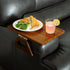 15.75 11inch, Shamrock Home Bamboo Trayble Couch Arm Table, Clip On Tray Sofa Table for Couches. Sofa Arm Tray for TV
