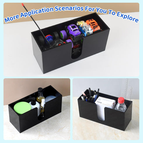 Countertop, 5mm (1pcs) Paper Towel Holder for Black Acrylic Napkin Dispenser Fits Multifold, C-Fold & Z-Fold Trifold