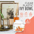Fish Bowls for Drinks - 6 Pack - 16 Oz BPA-Free Small Plastic Ivy Bowls for Crafts, Mini Fish Bowls, Candy Dishes