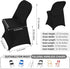 1 Pack Black Spandex Stretch Folding Chair Covers for Wedding Party,Universal Fitted Washable Dining Seat Slipcovers