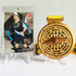 36 PCS Acrylic Display Holder, Clear Display Easel Stands for Coins, Capsules, Phone Medals, Stones, Cards (Medium)