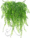 Artificial Hanging Vine - Weeping Willow Plastic Plants, Faux Ivy Garland for Indoor Outdoor Decor (4 Pcs)